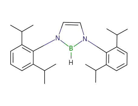 Molecular Structure of 915703-83-2 ([(CH)<sub>2</sub>(N(2,6-iPr<sub>2</sub>C<sub>6</sub>H<sub>3</sub>))<sub>2</sub>]BH)