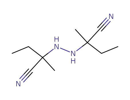 Molecular Structure of 171915-82-5 (2,2'-dimethyl-2,2'-hydrazo-di-butyronitrile)