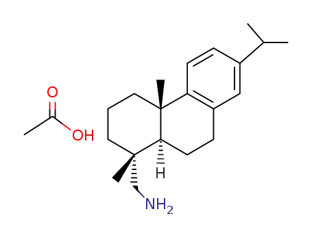 Molecular Structure of 2026-24-6 (Dehydroabietylamine acetate)