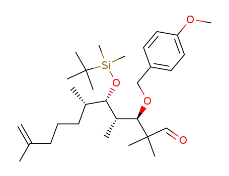 (3R,4S,5S,6S)-5-(tert-Butyl-dimethyl-silanyloxy)-3-(4-methoxy-benzyloxy)-2,2,4,6,10-pentamethyl-undec-10-enal
