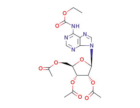 Adenosine, N-(ethoxycarbonyl)-, 2',3',5'-triacetate