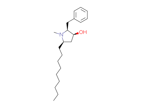 3-Pyrrolidinol,1-methyl-5-nonyl-2-(phenylmethyl)-, (2S,3S,5R)-