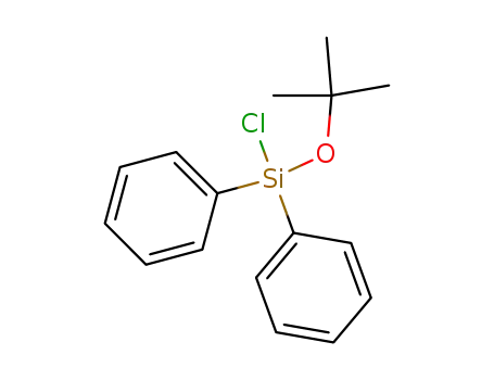Molecular Structure of 17922-24-6 (TERT-BUTOXYCHLORODIPHENYLSILANE)