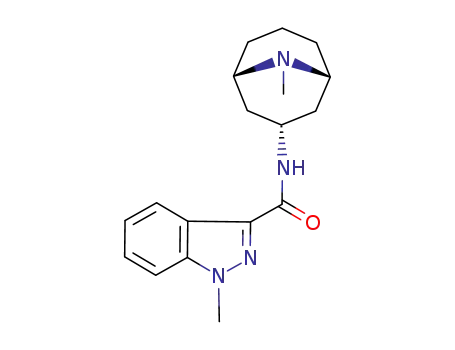 Molecular Structure of 124998-65-8 (9-Azabicyclo[3.3.1]nonane, 1H-indazole-3-carboxamide deriv.)