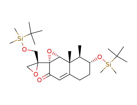 (3S,4R,4aR,5R,6R,1'S)-6-t-butyldimethylsilyloxy-3-(2'-t-butyldimethylsilyloxy-1'-methylenoxyethyl)-3,4-epoxy-4a,5-dimethyl-4,4a,5,6,7,8-hexahydro-2(3H)-naphthalenone