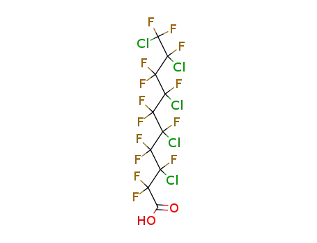 Molecular Structure of 335-74-0 (3,5,7,9,10-pentachloro-2,2,3,4,4,5,6,6,7,8,8,9,10,10-tetradecafluorodecanoic acid)