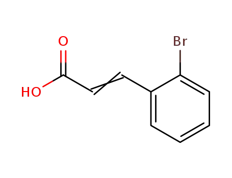 Molecular Structure of 7499-56-1 (2-Bromocinnamic acid)