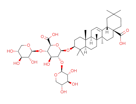 Molecular Structure of 89355-06-6 (C<sub>46</sub>H<sub>72</sub>O<sub>17</sub>)