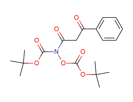N-(tert-butoxycarbonyl)-N-(tert-butoxycarbonyloxy)benzoylacetamide