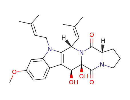 Molecular Structure of 12626-17-4 (fumitremorgin B)