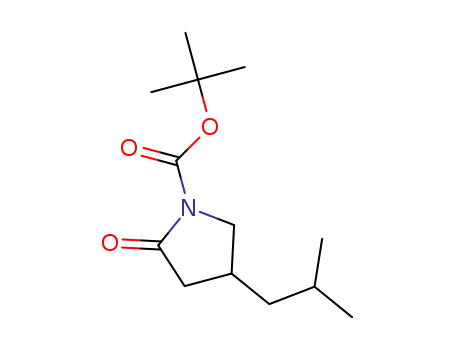 t-butyl 4-(2-methylpropyl)-2-oxopyrrolidine-1-carboxylate