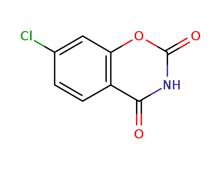 Molecular Structure of 31544-40-8 (2H-1,3-Benzoxazine-2,4(3H)-dione, 7-chloro-)