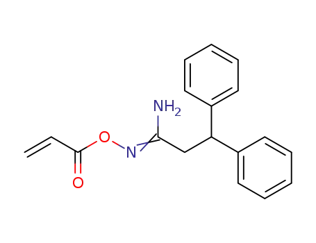 <i>N</i>-acryloyloxy-3,3-diphenyl-propionamidine