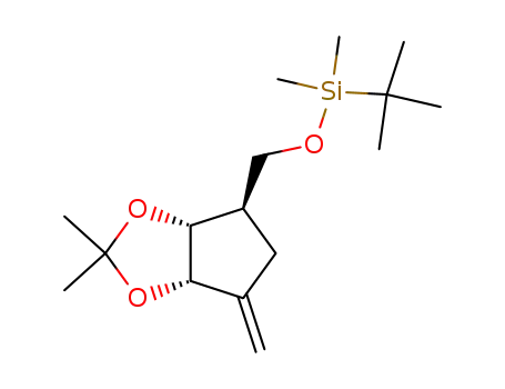 (1R,2R,3S)-1-t-butyldimethylsiloxymethyl-2,3-isopropylidenedioxy-4-methylenecyclopentane