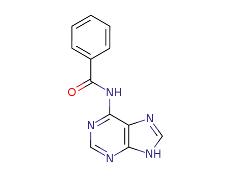 Molecular Structure of 4005-49-6 (N-(5H-Purin-6-yl)benzamide)