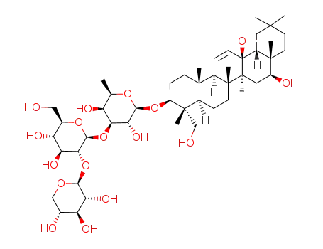 Molecular Structure of 84954-97-2 (Chikungunya virusChikusaikoside I)