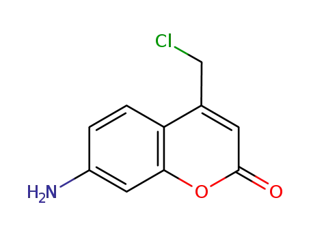 Molecular Structure of 147963-22-2 (7-AMINO-4-CHLOROMETHYLCOUMARIN)