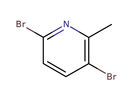 Molecular Structure of 39919-65-8 (2,5-DIBROMO-6-METHYLPYRIDINE)