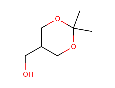 Molecular Structure of 4728-12-5 (2,2-Dimethyl-5-(hydroxymethyl)-1,3-dixoane)