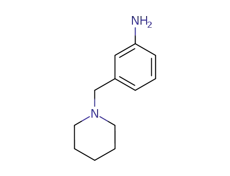 Molecular Structure of 93138-55-7 (3-(PIPERIDIN-1-YLMETHYL)ANILINE)