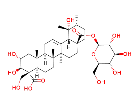Urs-12-ene-23,28-dioicacid, 2,3,19,24-tetrahydroxy-, 28-b-D-glucopyranosyl ester, (2a,3b,4a)- (9CI)