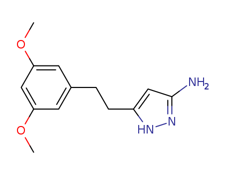 3-(3,5-dimethoxyphenethyl)-1H-pyrazol-5-amine