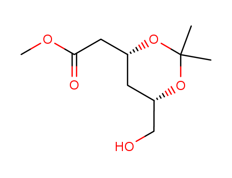 methyl 2-((4R,6S)-6-(hydroxymethyl)-2,2-dimethyl-1,3-dioxane-4-yl)acetate