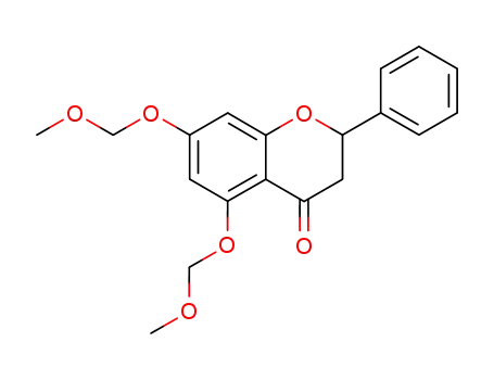 4H-1-Benzopyran-4-one,
2,3-dihydro-5,7-bis(methoxymethoxy)-2-phenyl-