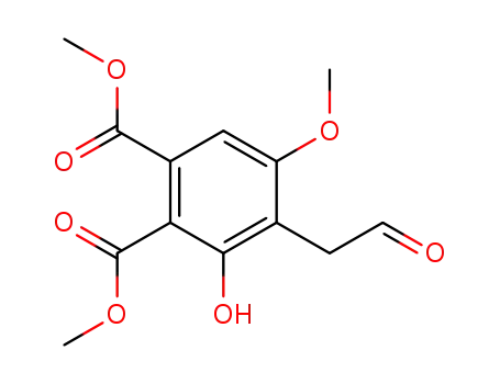 1,2-Benzenedicarboxylic acid, 3-hydroxy-5-methoxy-4-(2-oxoethyl)-,
dimethyl ester