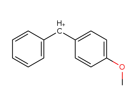 Molecular Structure of 429677-33-8 ((p-anisyl)phenylmethyl cation)