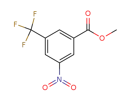 Molecular Structure of 22227-63-0 (methyl 3-nitro-5-(trifluoromethyl)benzoate)