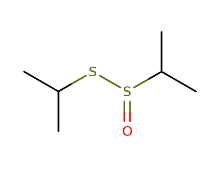 Molecular Structure of 38739-06-9 (2-Propanesulfinothioic acid, S-(1-methylethyl) ester)