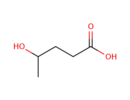 Molecular Structure of 13532-37-1 (4-hydroxyvaleric acid)