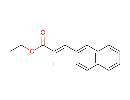 2-Propenoic acid, 2-fluoro-3-(2-naphthalenyl)-, ethyl ester, (2Z)-