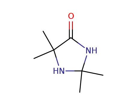 Molecular Structure of 16256-42-1 (2,2,5,5-TETRAMETHYLIMIDAZOLIDIN-4-ONE)