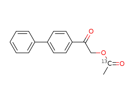 p-Phenylphenacyl <1-13C>Acetate