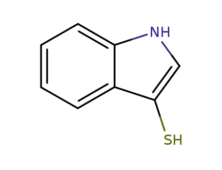 Molecular Structure of 480-94-4 (3-MERCAPTOINDOLE)