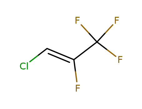 Molecular Structure of 111512-60-8 (Z-1-chloro-2,3,3,3-tetrafluoro-1-propene)