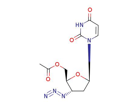 URIDINE,3'-AZIDO-2',3'-DIDEOXY-, 5'-ACETATE (9CI)