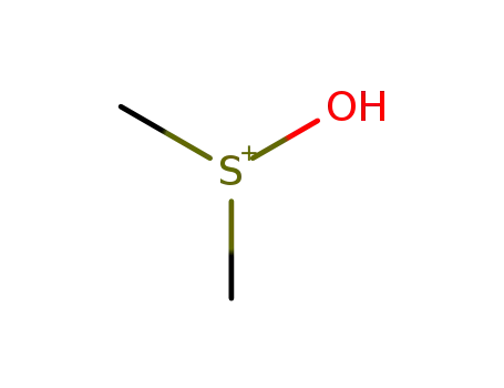 Molecular Structure of 43630-10-0 (Sulfonium, hydroxydimethyl-)