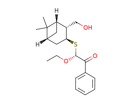 Ethanone,
2-ethoxy-2-[[(1S,2R,3S,5R)-2-(hydroxymethyl)-6,6-dimethylbicyclo[3.1.1
]hept-3-yl]thio]-1-phenyl-, (2R)-