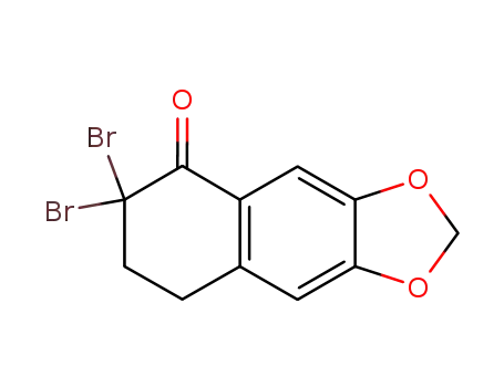 6,6-dibromo-7,8-dihydro-6H-naphtho[2,3-d][1,3]dioxol-5-one