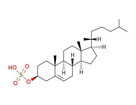 (3S,8S,9S,10R,13R,14S,17R)-10,13-dimethyl-17-[(2R)-6-methylheptan-2-yl ]-3-sulfooxy-2,3,4,7,8,9,11,12,14,15,16,17-dodecahydro-1H-cyclopenta[a ]phenanthrene