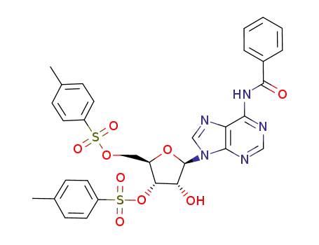 N<sup>6</sup>-benzoyl-3',5'-di-O-p-tolylsulphonyladenosine
