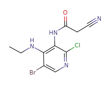 N-(5-broMo-2-chloro-4-(ethylaMino)pyridin-3-yl)-2-cyanoacetaMide