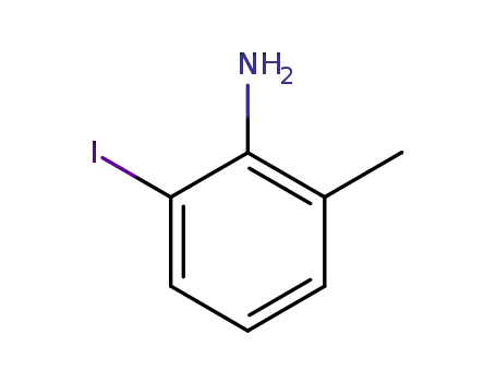 Molecular Structure of 832133-11-6 (Benzenamine, 2-iodo-6-methyl-)