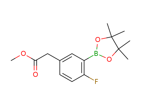 2-Fluoro-5-(methoxycarbonylmethyl)phenylboronic acid,pinacol ester 944317-66-2