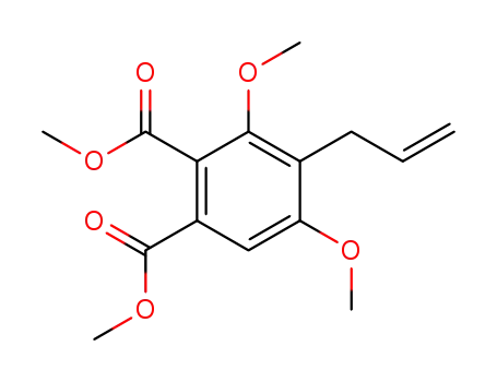 1,2-Benzenedicarboxylic acid, 3,5-dimethoxy-4-(2-propenyl)-, dimethyl
ester