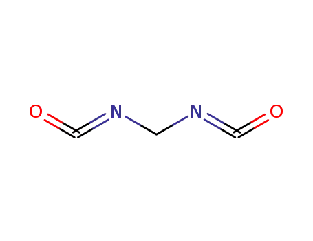 Molecular Structure of 4747-90-4 (methylene diisocyanate)