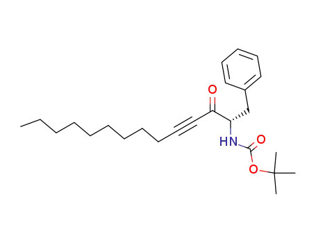((S)-1-Benzyl-2-oxo-tridec-3-ynyl)-carbamic acid tert-butyl ester